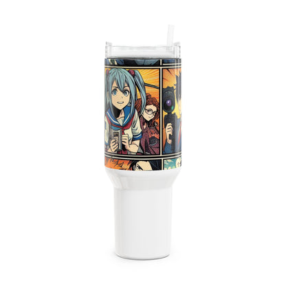 Colorful - Stanley cup | Comics and Anime Fans Drinkware | Colorful Geek Tumbler - custom-made. perfect gift idea. Order yours now and stand out with this exclusive piece!