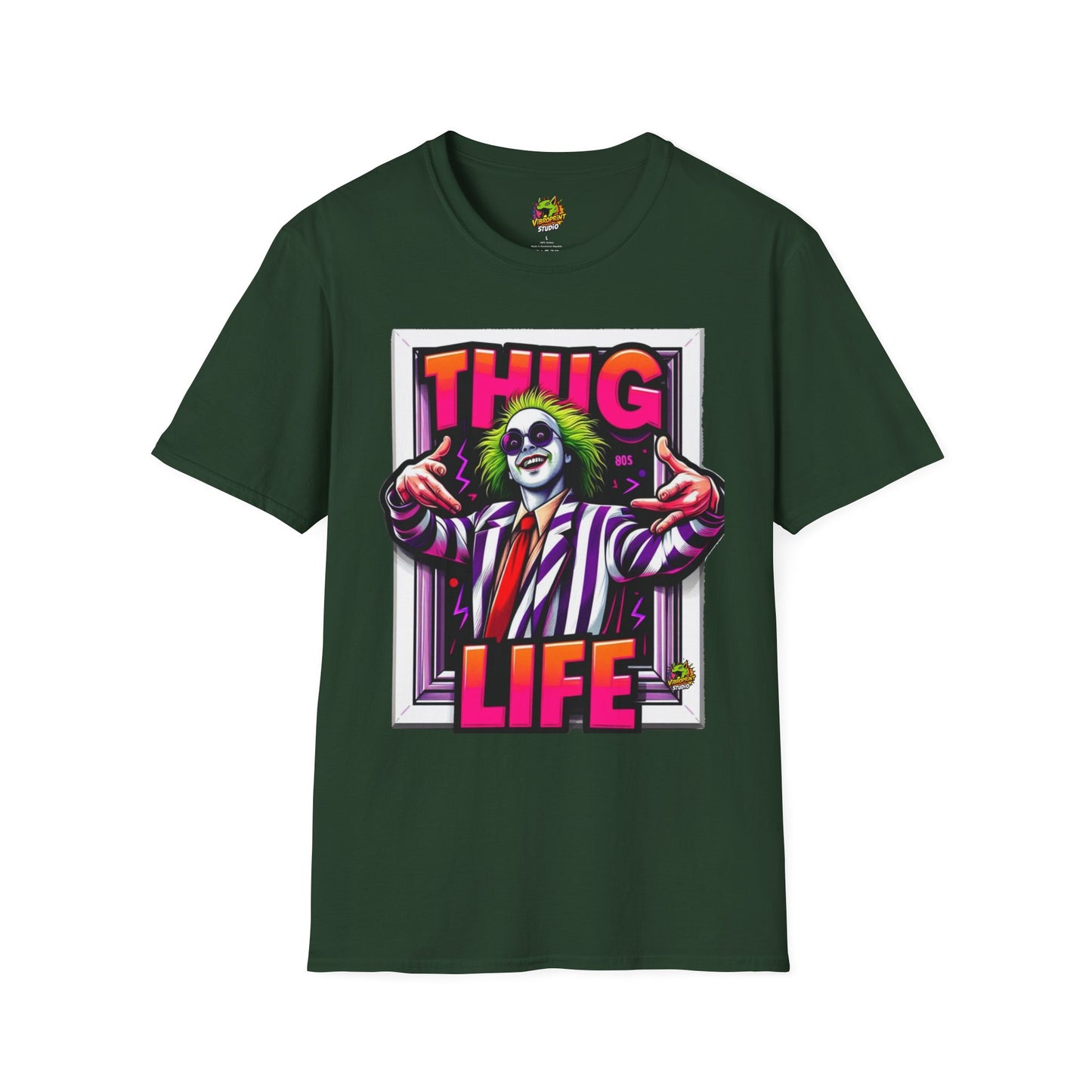 | - Beetlejuice Shirt | Spooky Thug Life Tee | Beetlejuice Graphic T-Shirt for Halloween - premium material. limited stock. Order yours now and stand out with this exclusive piece!