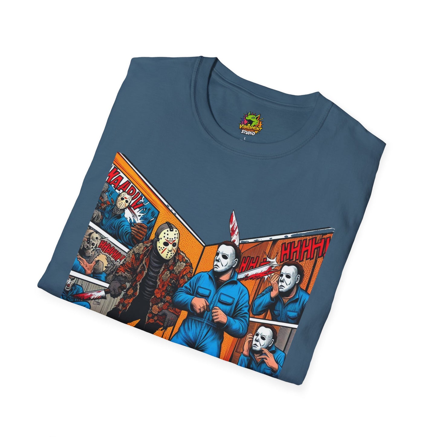 horror-themed apparel - Funny Michael Myers Shirt | Jason & Michael Halloween T-Shirt - high-quality material. premium horror movie t-shirt for spooky occasions. Order yours now and stand out with this exclusive piece!