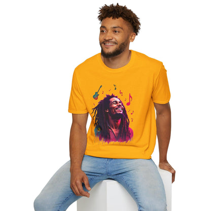 Bob Marley T-Shirt - Vibrant Rasta Revolution