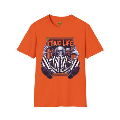 Beetlejuice - Beetlejuice Shirt | Thug Life Graphic Tee | Funny Halloween Beetlejuice T-Shirt - premium material. limited stock. Order yours now and stand out with this exclusive piece!