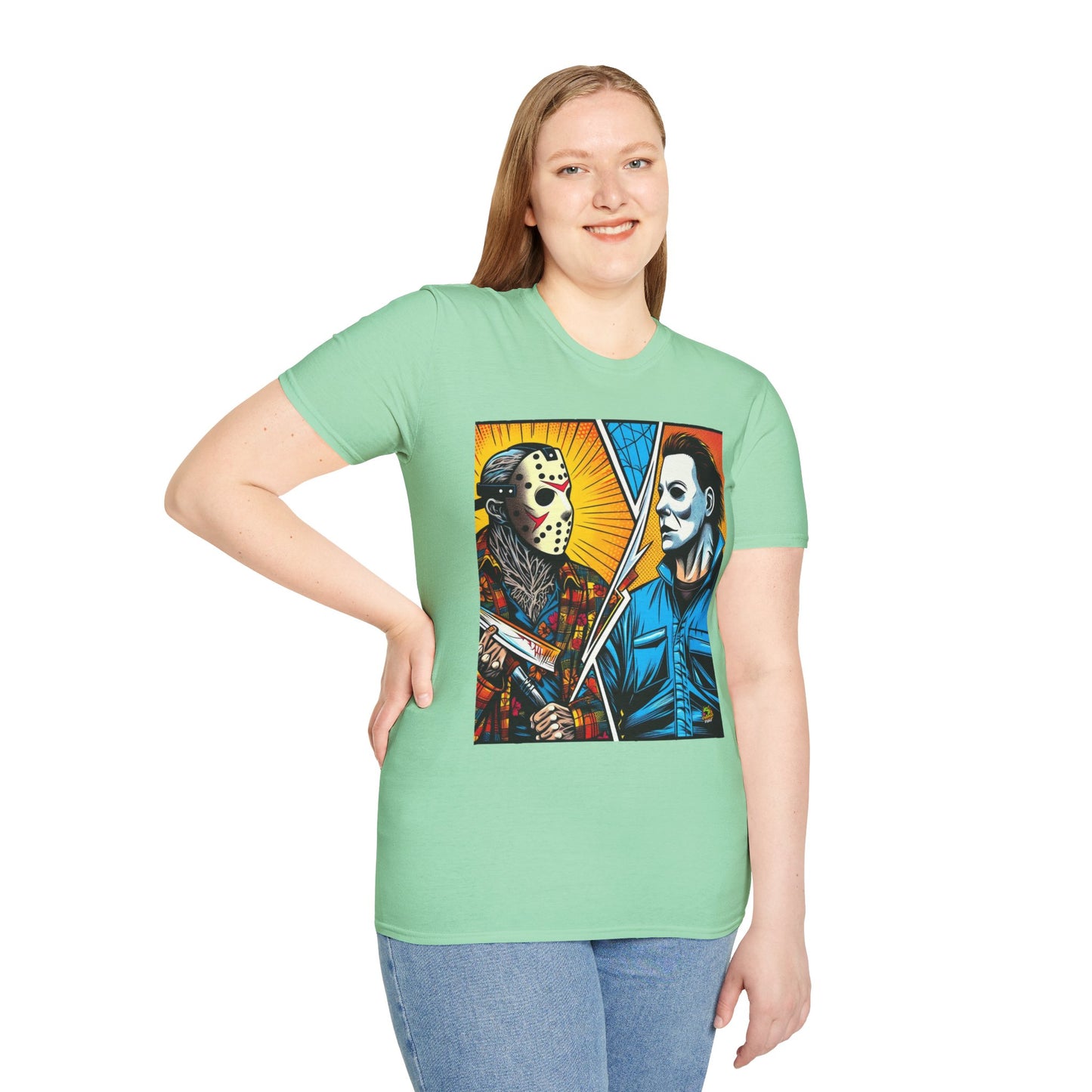 Jason & Michael Halloween Shirt | Funny Vintage Horror Tee