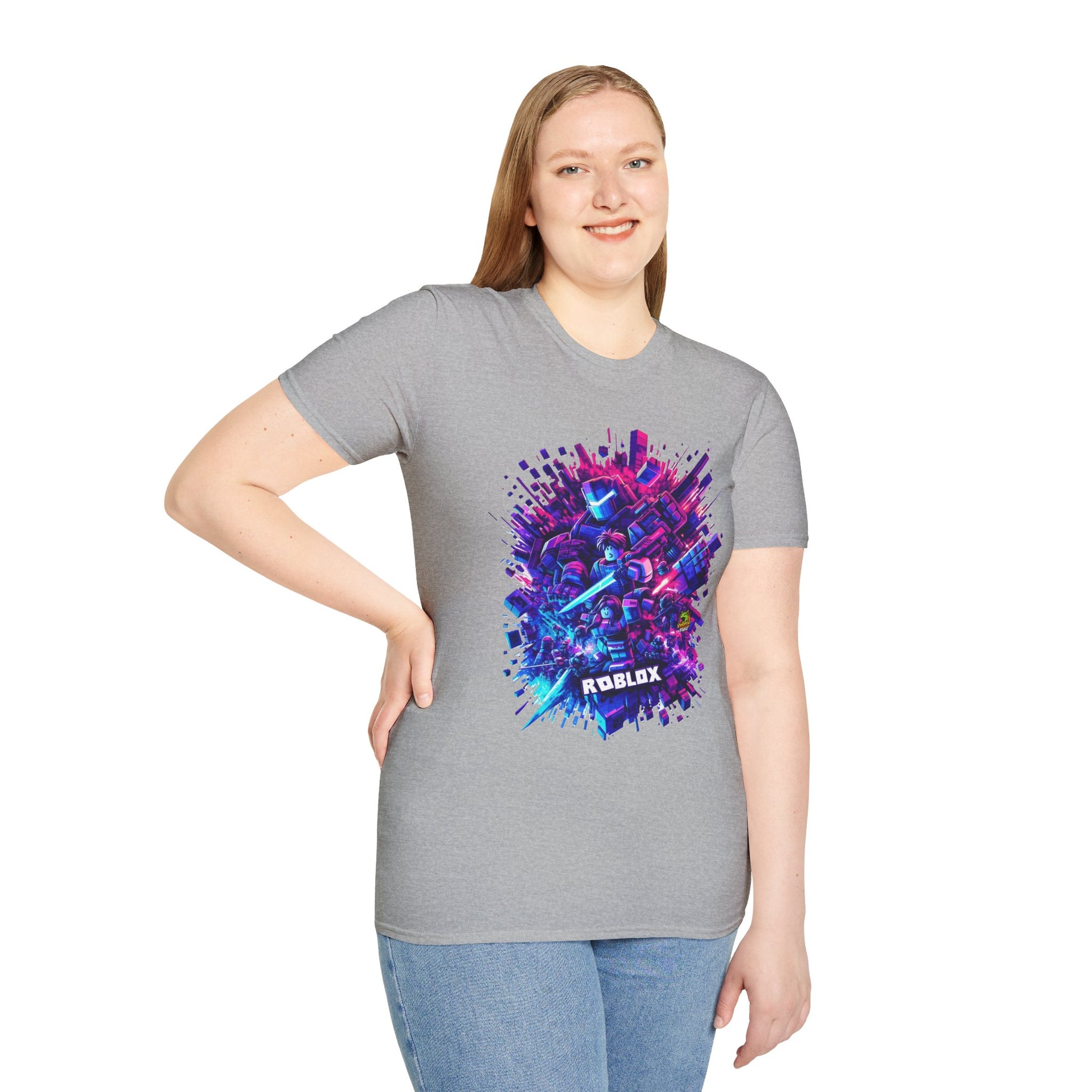 Universe - Roblox T-Shirt - Blocky Universe - custom-made. perfect gift idea. Order yours now and stand out with this exclusive piece!