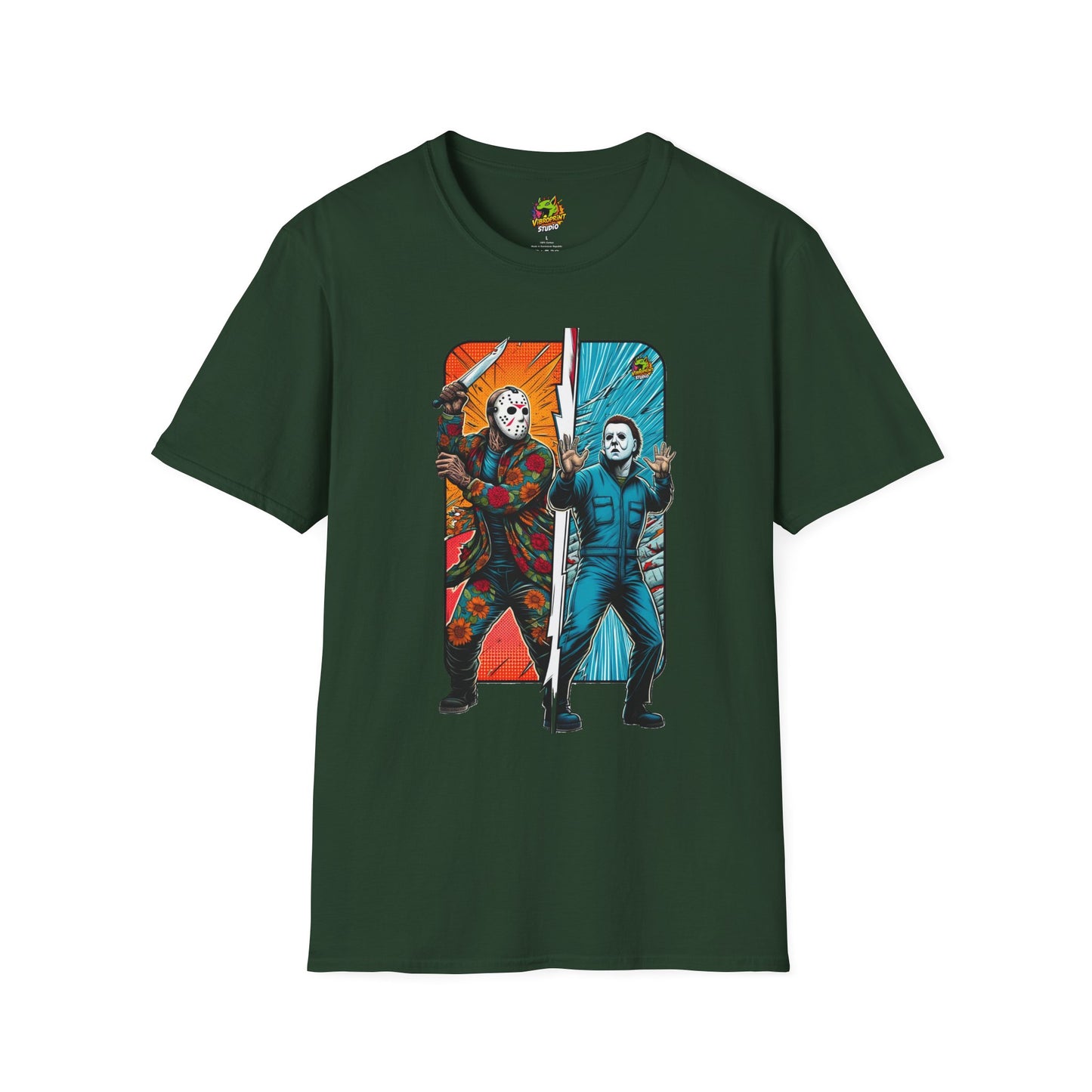 Horror - Jason Voorhees & Michael Myers Funny Horror Tee | Halloween Shirt - custom-made. perfect gift idea. Order yours now and stand out with this exclusive piece!