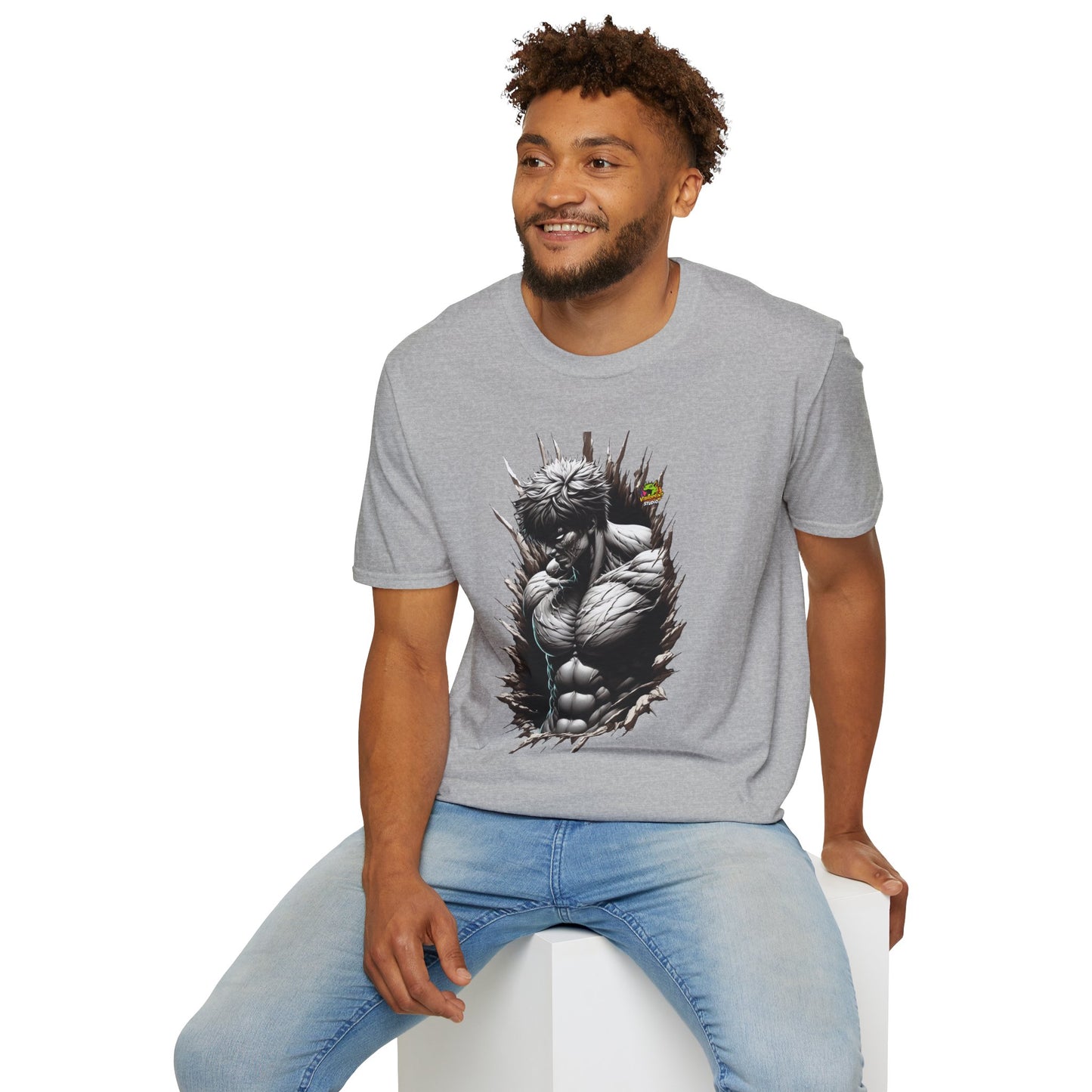 Motivational - UFC T Shirt | Unleash Fierce Confidence | Motivational UFC Tee with Baki Anime Strength for Athletes - custom-made. limited stock. Order yours now and stand out with this exclusive piece!