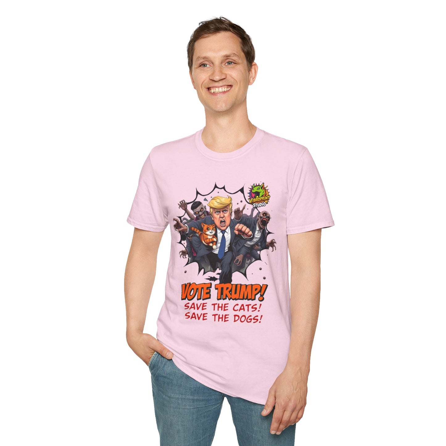 | - They're Eating the Dogs Tee | Trump Election Comedy Shirt | Satire Political Graphic Tee - premium material. limited stock. Order yours now and stand out with this exclusive piece!