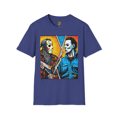 product - Jason & Michael Halloween Shirt | Funny Vintage Horror Tee - premium material. limited stock. Order yours now and stand out with this exclusive piece!