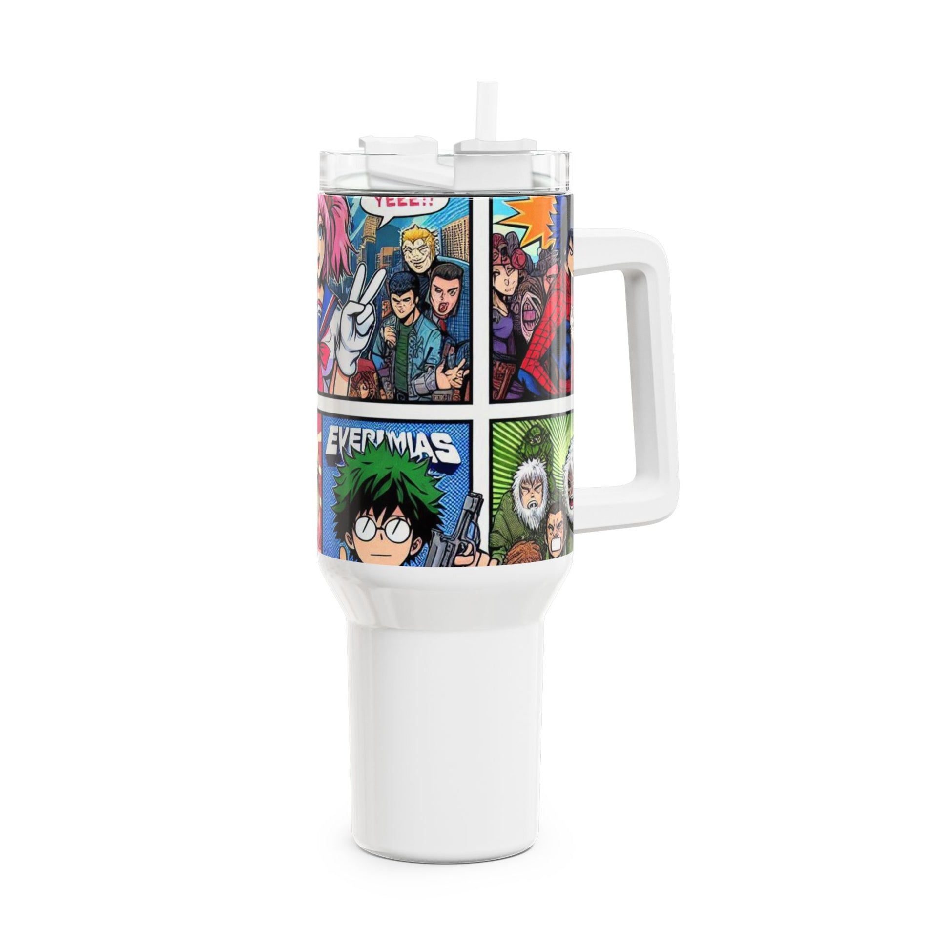 Colorful - Stanley cup | Anime and Comics Themed Drinkware | Colorful Geek Tumbler - premium material. perfect gift idea. Order yours now and stand out with this exclusive piece!