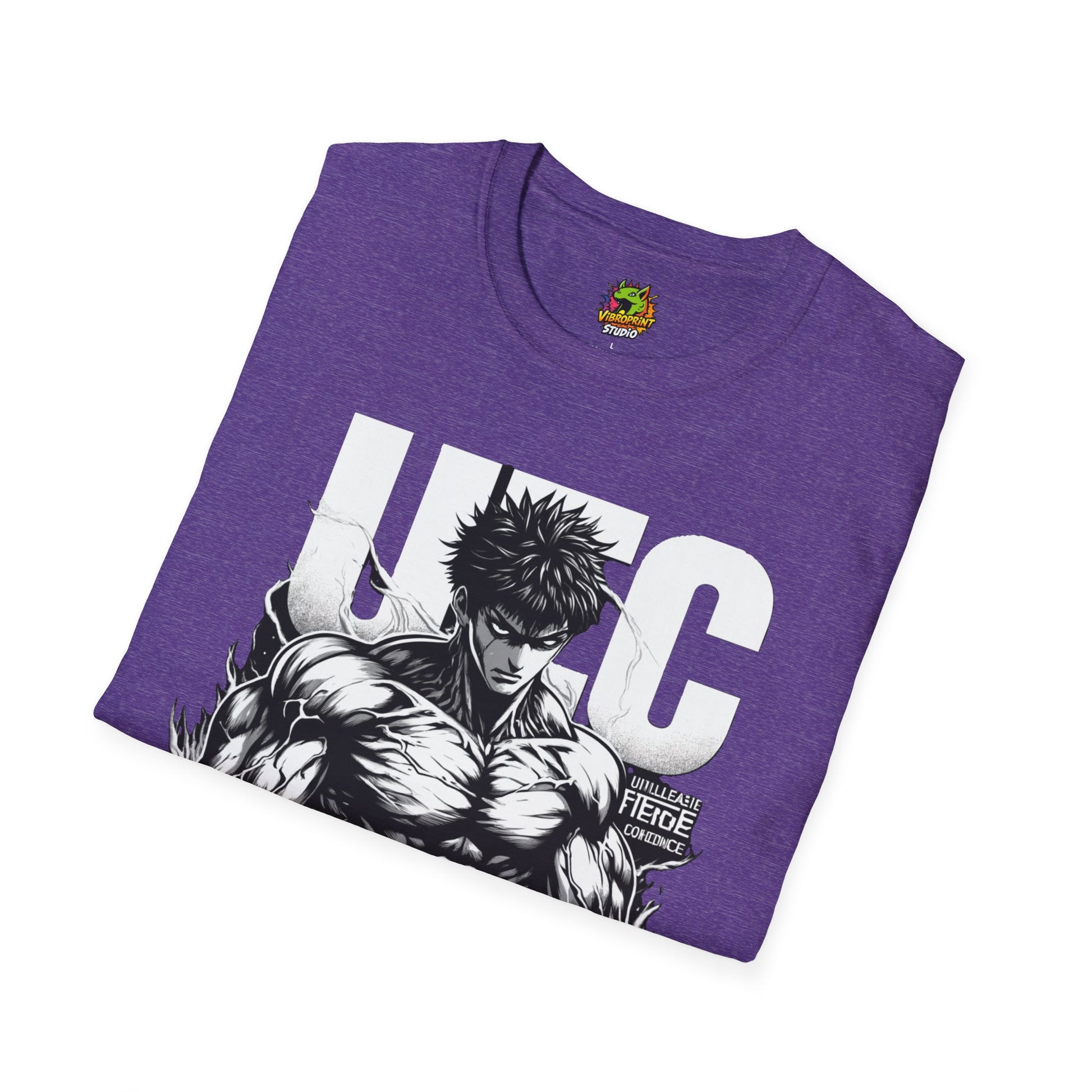 horror-themed apparel - UFC T Shirt | Unleash Fierce Confidence | UFC Tee for Fitness and Baki Anime Fans - trending style. perfect Halloween gift for fans of horror culture. Order yours now and stand out with this exclusive piece!