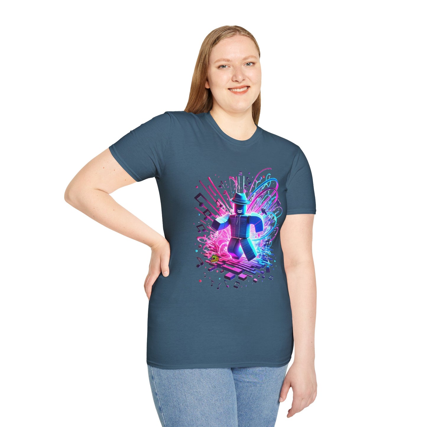 exclusive - Roblox T-Shirt - Neon Block Party - premium material. limited stock. Order yours now and stand out with this exclusive piece!