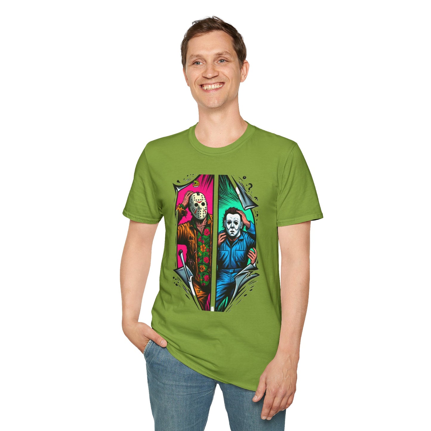 Michael Myers Vintage Shirt | Jason Voorhees Funny Picnic Scene Tee