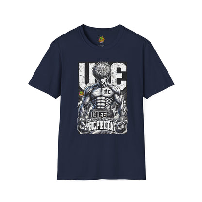 | - UFC T Shirt | Unleash Fierce Confidence | Motivational UFC Tee with Baki Anime T-Shirt design - premium material. limited stock. Order yours now and stand out with this exclusive piece!