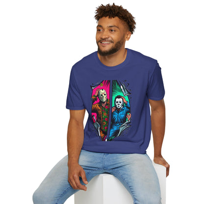 Michael Myers Vintage Shirt | Jason Voorhees Funny Picnic Scene Tee