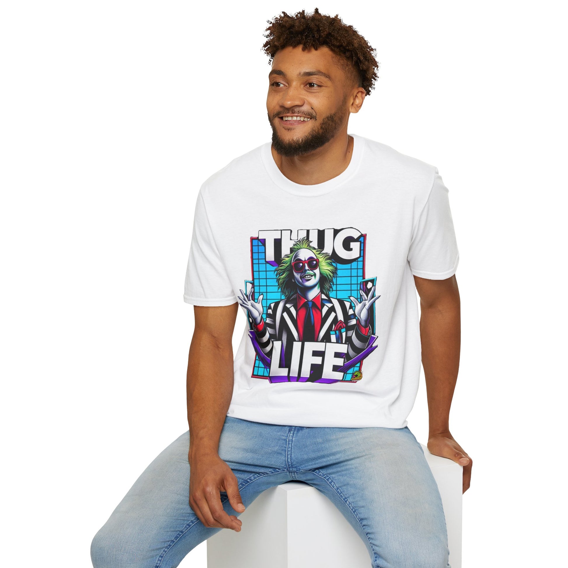 Beetlejuice - Beetlejuice Shirt | Funny Thug Life Graphic Tee | Halloween Beetlejuice T-Shirt for Men & Women - premium material. perfect gift idea. Order yours now and stand out with this exclusive piece!