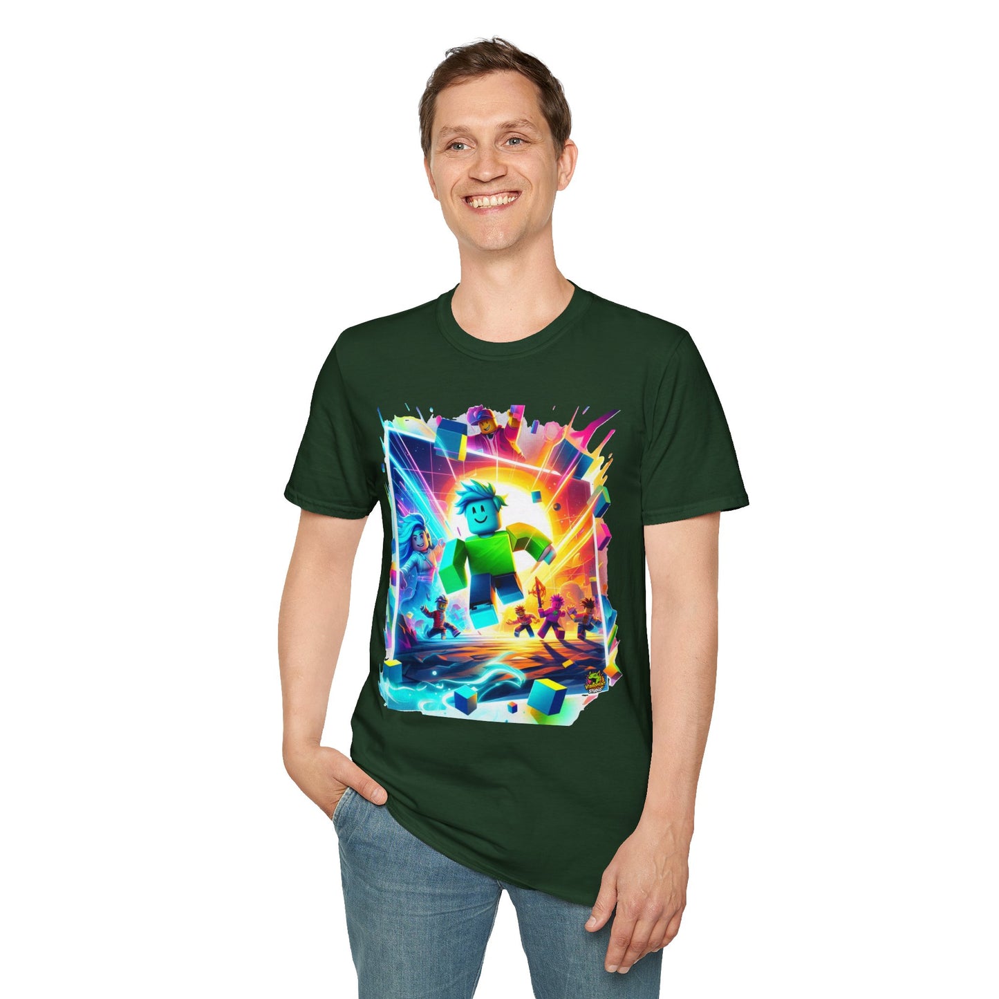 Roblox Avatar T-Shirt for Kids | Unique Roblox Graphic Tee | Roblox Gaming Merch | Cool Gift for Roblox Fans