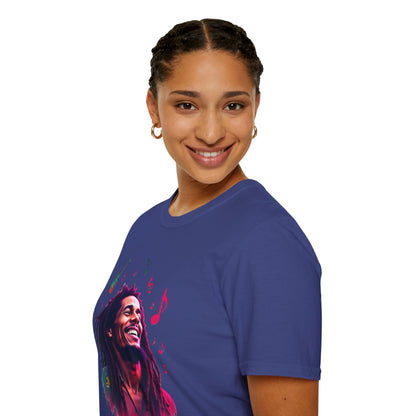 Bob Marley T-Shirt - Vibrant Rasta Revolution