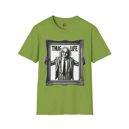 Tee - Beetlejuice Shirt | Funny Thug Life Halloween Tee | Beetlejuice Graphic T-Shirt for Halloween - premium material. limited stock. Order yours now and stand out with this exclusive piece!