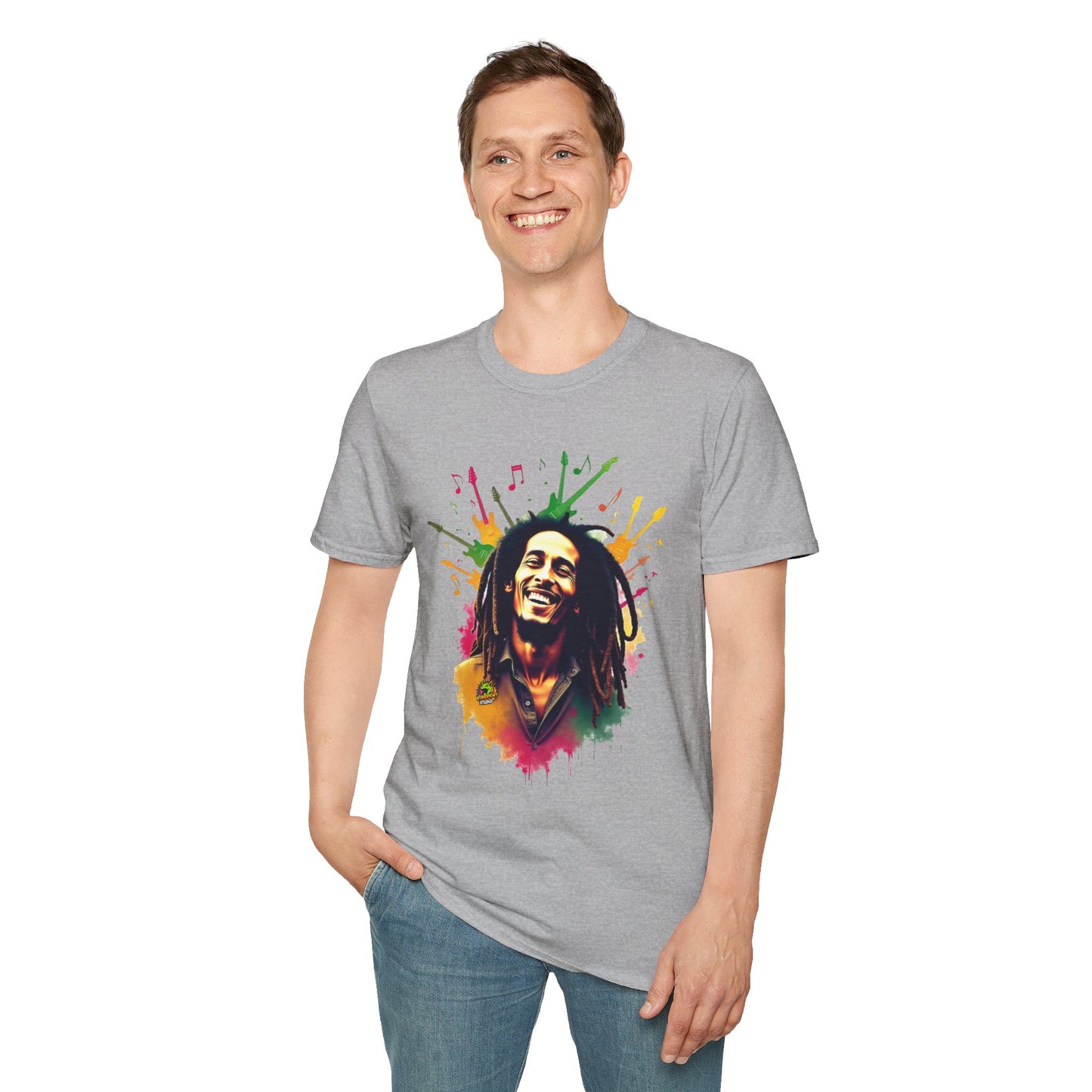 Bob Marley T-Shirt - Vibrant Rasta Energy