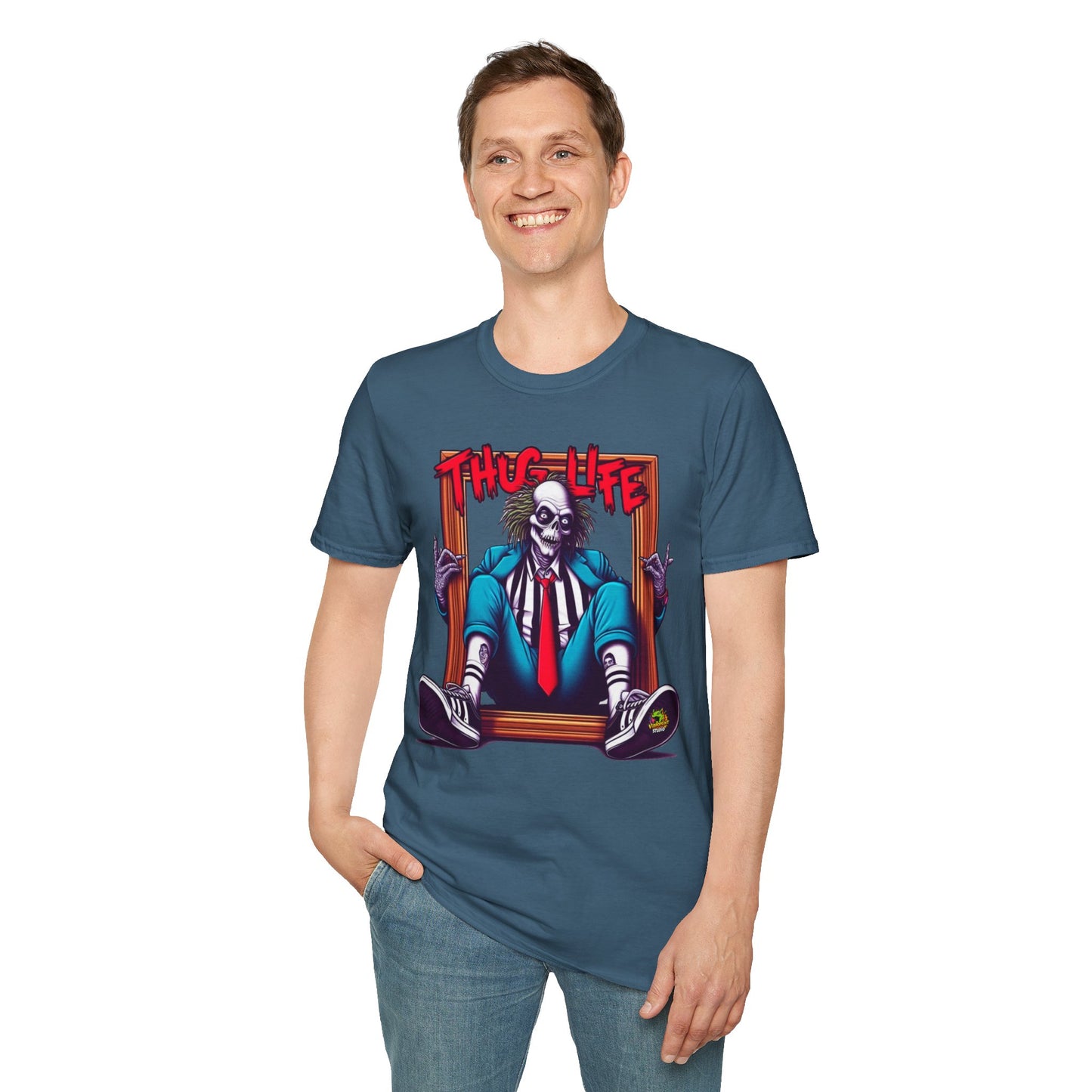 high-quality - Beetlejuice Shirt | Thug Life Inspired Tee | Halloween Graphic T-Shirt | Spooky Beetlejuice Style - premium material. perfect gift idea. Order yours now and stand out with this exclusive piece!