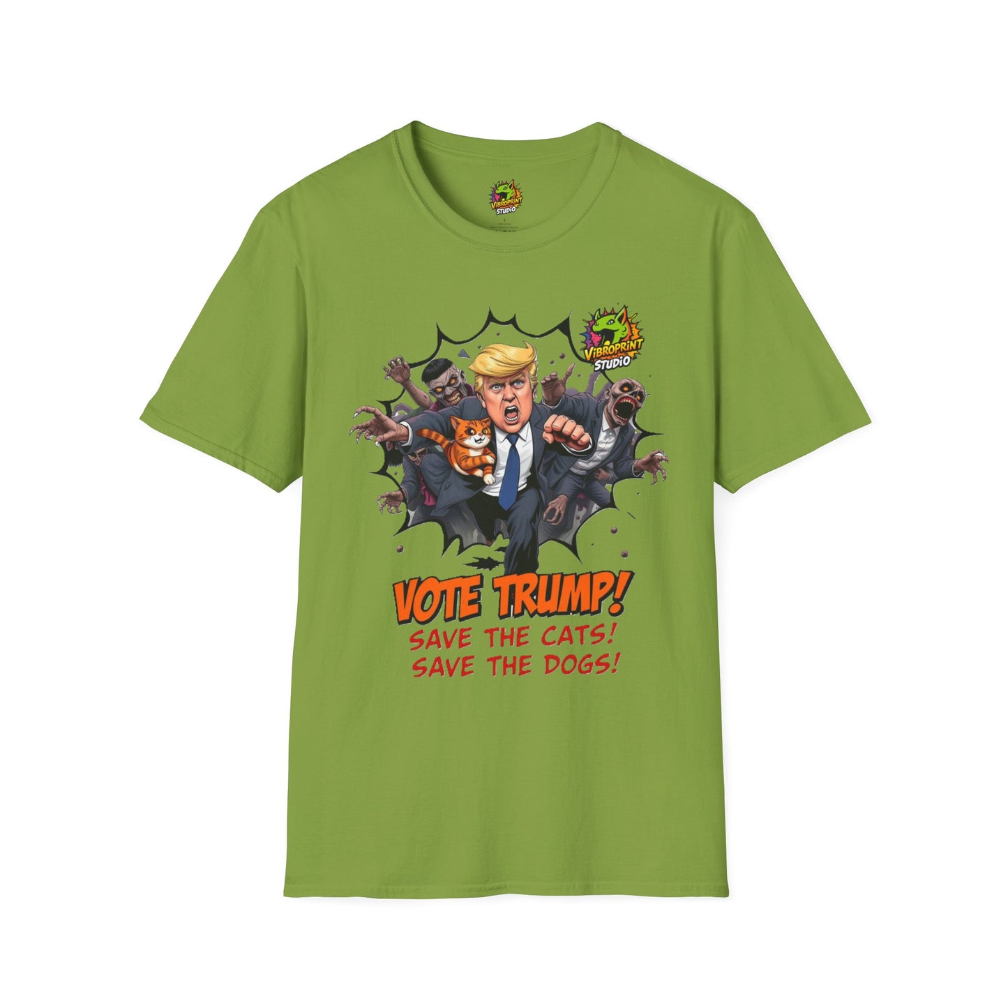 Trump - They're Eating the Dogs Tee | Trump Election Comedy Shirt | Satire Political Graphic Tee - premium material. limited stock. Order yours now and stand out with this exclusive piece!