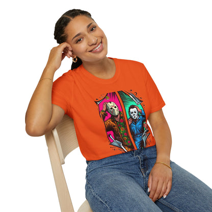 Michael Myers Vintage Shirt | Jason Voorhees Funny Picnic Scene Tee