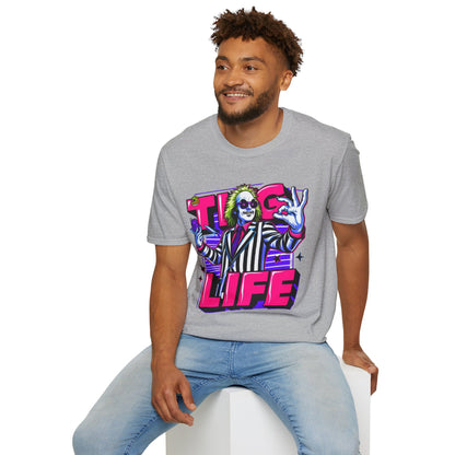 exclusive - Beetlejuice Shirt | Thug Life Halloween Graphic Tee | Spooky Beetlejuice T-Shirt - custom-made. limited stock. Order yours now and stand out with this exclusive piece!