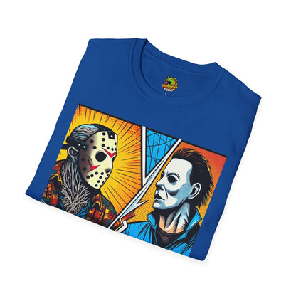 product - Jason & Michael Halloween Shirt | Funny Vintage Horror Tee - premium material. perfect gift idea. Order yours now and stand out with this exclusive piece!