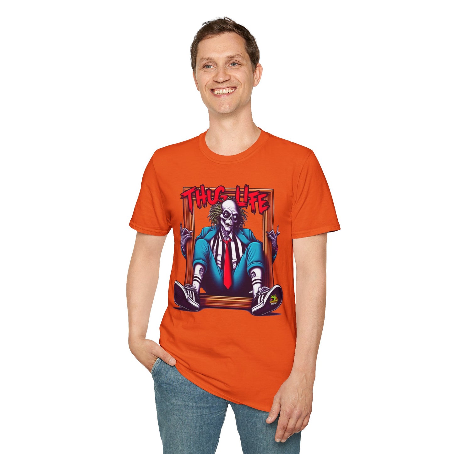 high-quality - Beetlejuice Shirt | Thug Life Inspired Tee | Halloween Graphic T-Shirt | Spooky Beetlejuice Style - premium material. limited stock. Order yours now and stand out with this exclusive piece!