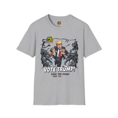 Shirt - They're Eating the Dogs Shirt | Trump Election Meme T-Shirt | Funny Election Graphic Tee - custom-made. limited stock. Order yours now and stand out with this exclusive piece!