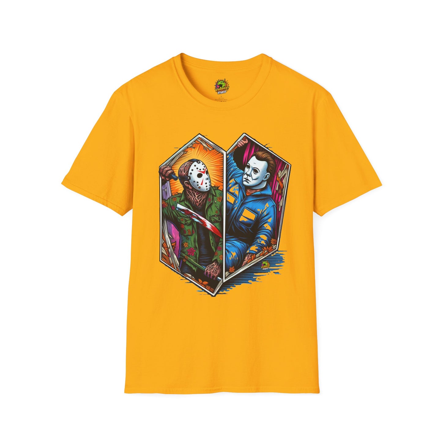 Myers - Jason & Michael Funny Halloween T-Shirt | Michael Myers Vintage Tee - custom-made. perfect gift idea. Order yours now and stand out with this exclusive piece!