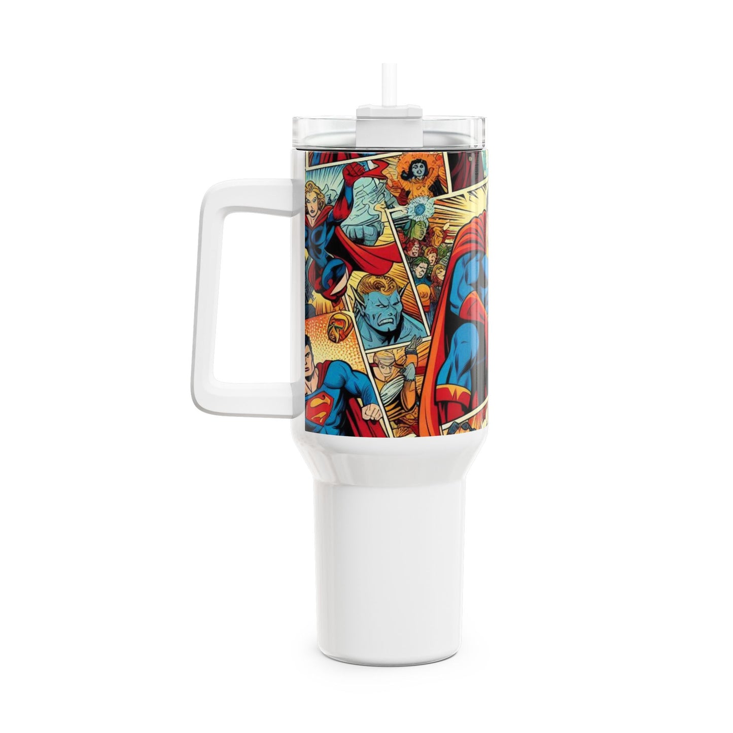 Comics - Stanley cup | Colorful Comics and Anime Geek Drinkware | Cartoon Tumbler for Fans - premium material. limited stock. Order yours now and stand out with this exclusive piece!