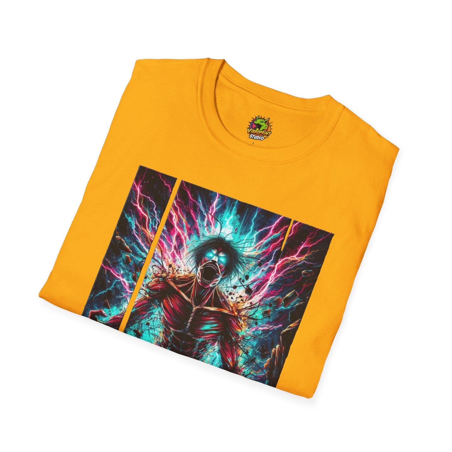 Eren - Eren Yeager Titan’s Rampage Tee | Attack on Titan Shirt | Shingeki no - custom-made. limited stock. Order yours now and stand out with this exclusive piece!