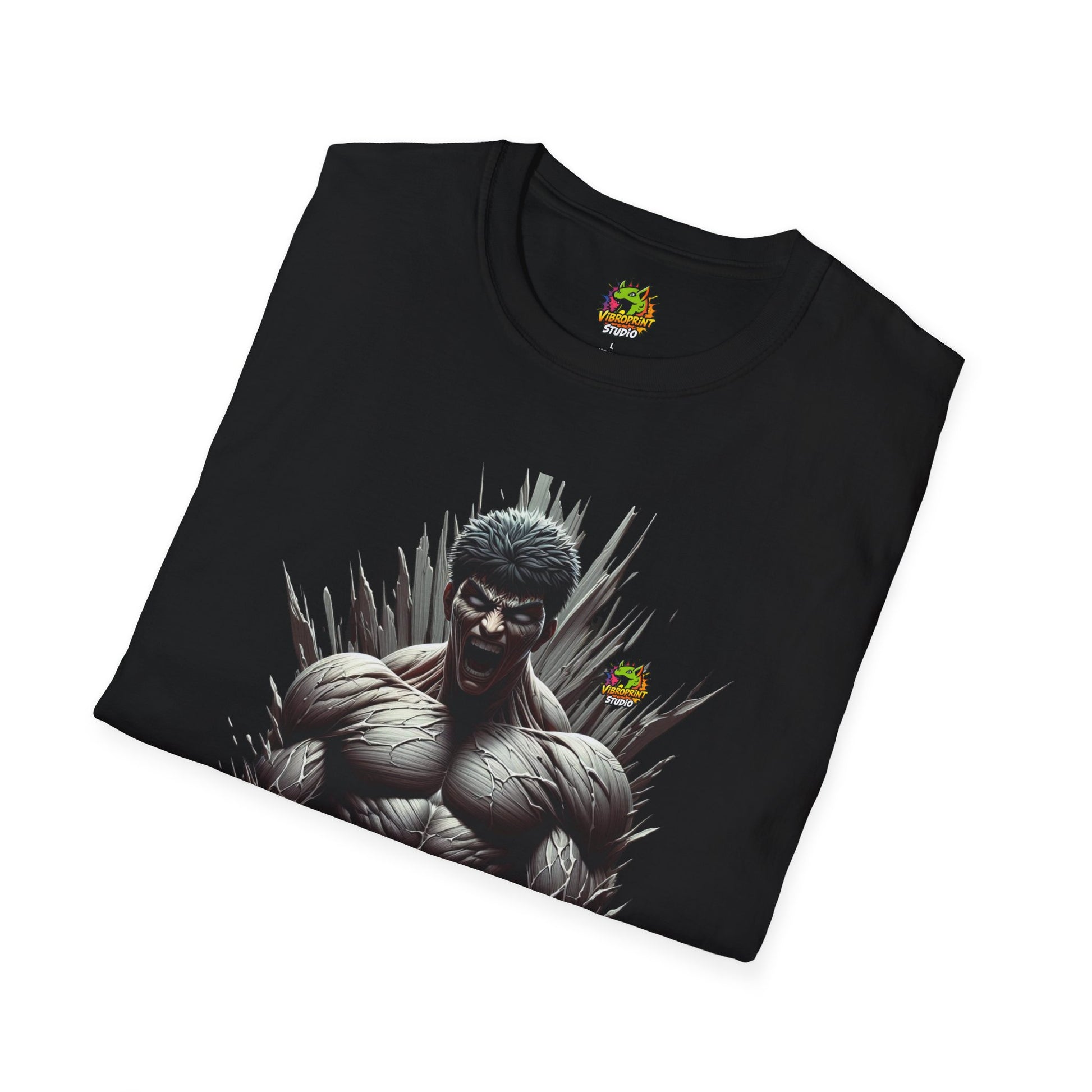 Unleash - UFC T Shirt | Unleash Fierce Confidence | UFC Tee with Baki Anime Inspiration for Gym - custom-made. perfect gift idea. Order yours now and stand out with this exclusive piece!