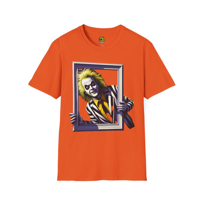 Tee - Beetlejuice Shirt | Classic Beetlejuice Tee | Beetlejuice Graphic Shirt | Creepy Beetlejuice Tee - premium material. limited stock. Order yours now and stand out with this exclusive piece!