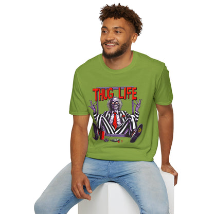 exclusive - Beetlejuice Shirt | Funny Thug Life Graphic T-Shirt | Halloween Beetlejuice Tee - custom-made. limited stock. Order yours now and stand out with this exclusive piece!