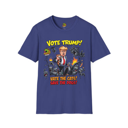 | - They're Eating the Dogs Tee | Satire Trump Election T-Shirt | Funny Political Graphic Te - premium material. limited stock. Order yours now and stand out with this exclusive piece!