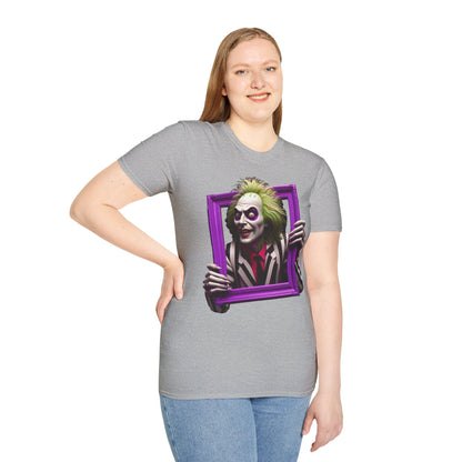 Beetlejuice - Beetlejuice Shirt | Halloween Horror Graphic Tee | Classic Beetlejuice Movie Design | Funny Halloween T-Shirt - custom-made. limited stock. Order yours now and stand out with this exclusive piece!