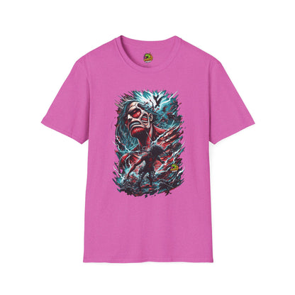 Tee - Eren Yeager Titan’s Resolve Unshaken Tee | Official Attack on Titan - premium material. perfect gift idea. Order yours now and stand out with this exclusive piece!