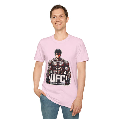 UFC T Shirt | Unleash Fierce Confidence | UFC Tee with Baki Anime Inspiration for Athletes