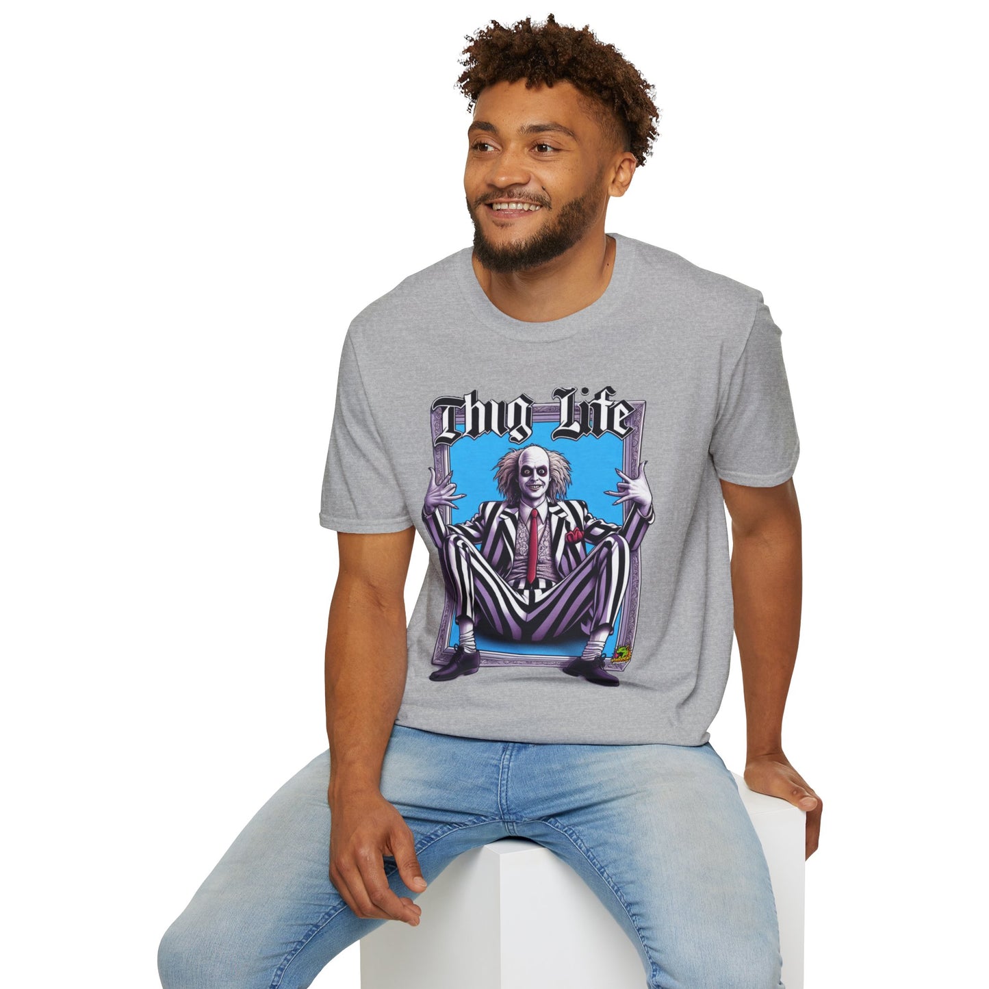 high-quality - Beetlejuice Shirt | Halloween Thug Life Tee | Spooky Beetlejuice Graphic Shirt - premium material. limited stock. Order yours now and stand out with this exclusive piece!