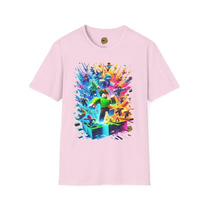 product - Cool Roblox Gamer Tee for Boys & Girls | Roblox Adventure Shirt | Roblox Graphic T-Shirt | Fun Gift for Roblox Lovers - custom-made. perfect gift idea. Order yours now and stand out with this exclusive piece!