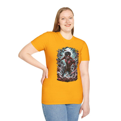 high-quality - Eren Yeager Titan’s Awakening Tee | Attack on Titan Shirt | Shingeki - premium material. perfect gift idea. Order yours now and stand out with this exclusive piece!