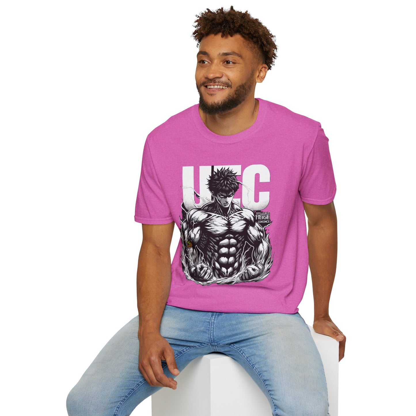 UFC T Shirt | Unleash Fierce Confidence | UFC Tee for Fitness and Baki Anime Fans