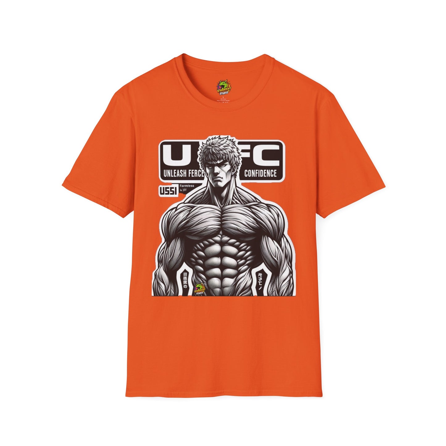 UFC T Shirt | Unleash Fierce Confidence | UFC Tee Inspired by Baki Anime T Shirt for Fitness Lovers