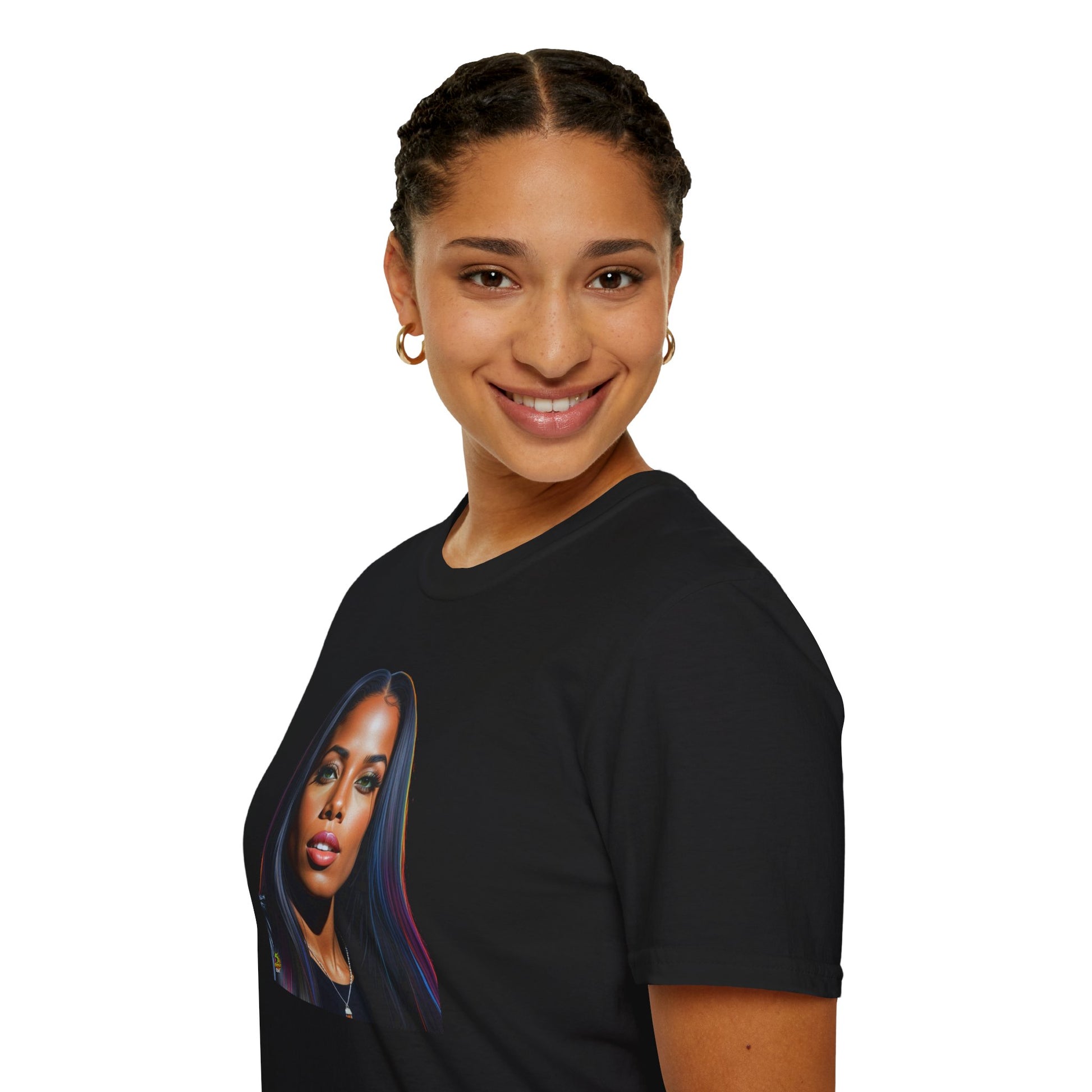 Tribute - Aaliyah shirt | Honoring the Queen of Urban Pop | A Memorial Tribute to Aaliyah’s Legacy - custom-made. perfect gift idea. Order yours now and stand out with this exclusive piece!