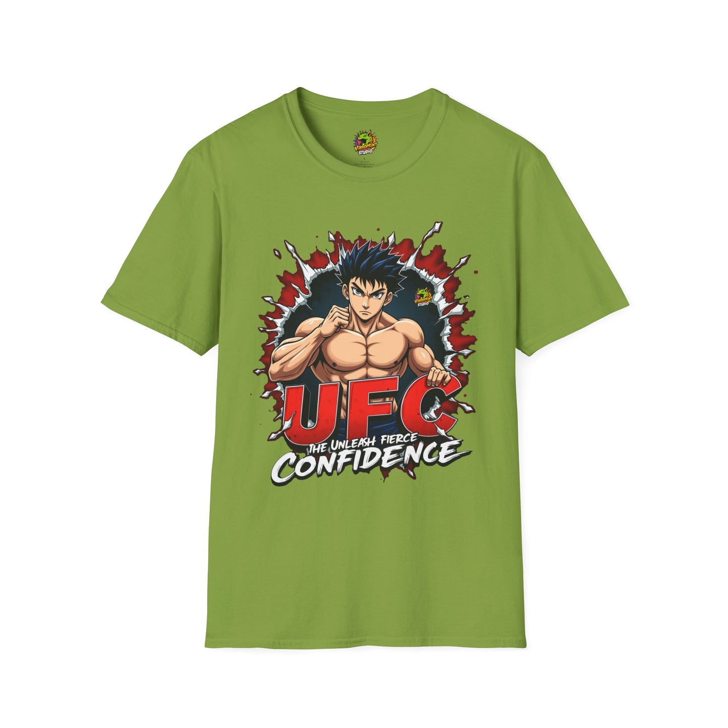 Inspired - UFC T Shirt | Unleash Fierce Confidence | UFC Tee Inspired by Baki Anime for Fitness Enthusiasts - premium material. limited stock. Order yours now and stand out with this exclusive piece!