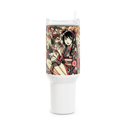 Stanley cup | Geek Drinkware for Anime Fans | Colorful Cartoon Tumbler - High Quality Image