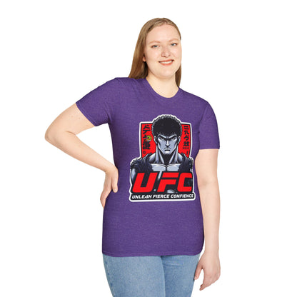 UFC T Shirt | Unleash Fierce Confidence | UFC Tee with Baki Anime Style