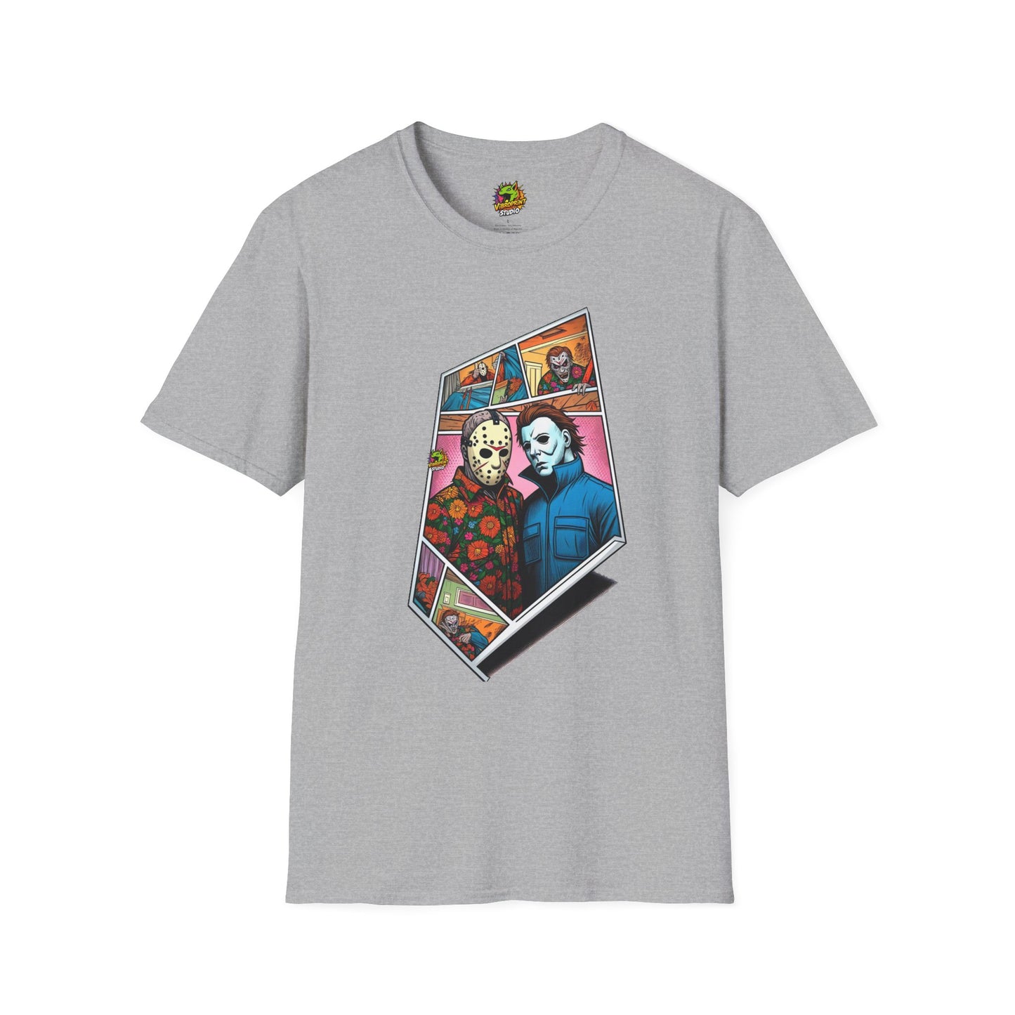 | - Michael Myers Vintage Shirt | Jason Voorhees & Michael Picnic Tee - custom-made. perfect gift idea. Order yours now and stand out with this exclusive piece!