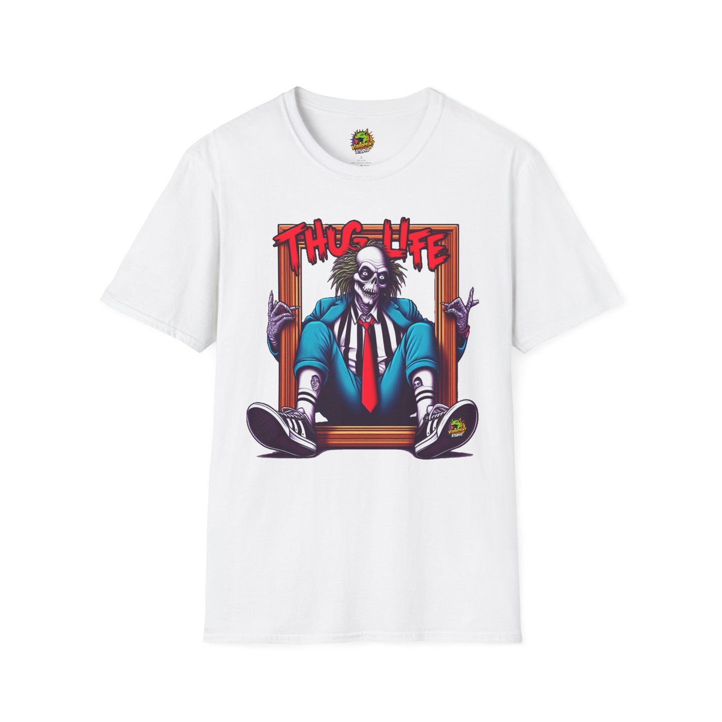 Spooky - Beetlejuice Shirt | Thug Life Inspired Tee | Halloween Graphic T-Shirt | Spooky Beetlejuice Style - custom-made. perfect gift idea. Order yours now and stand out with this exclusive piece!